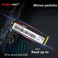 KINGBANK KP200 Plus 512GB SSDNVMe M.2 Interface PCIe 4.0x4 Micron Granular Solid State Drive