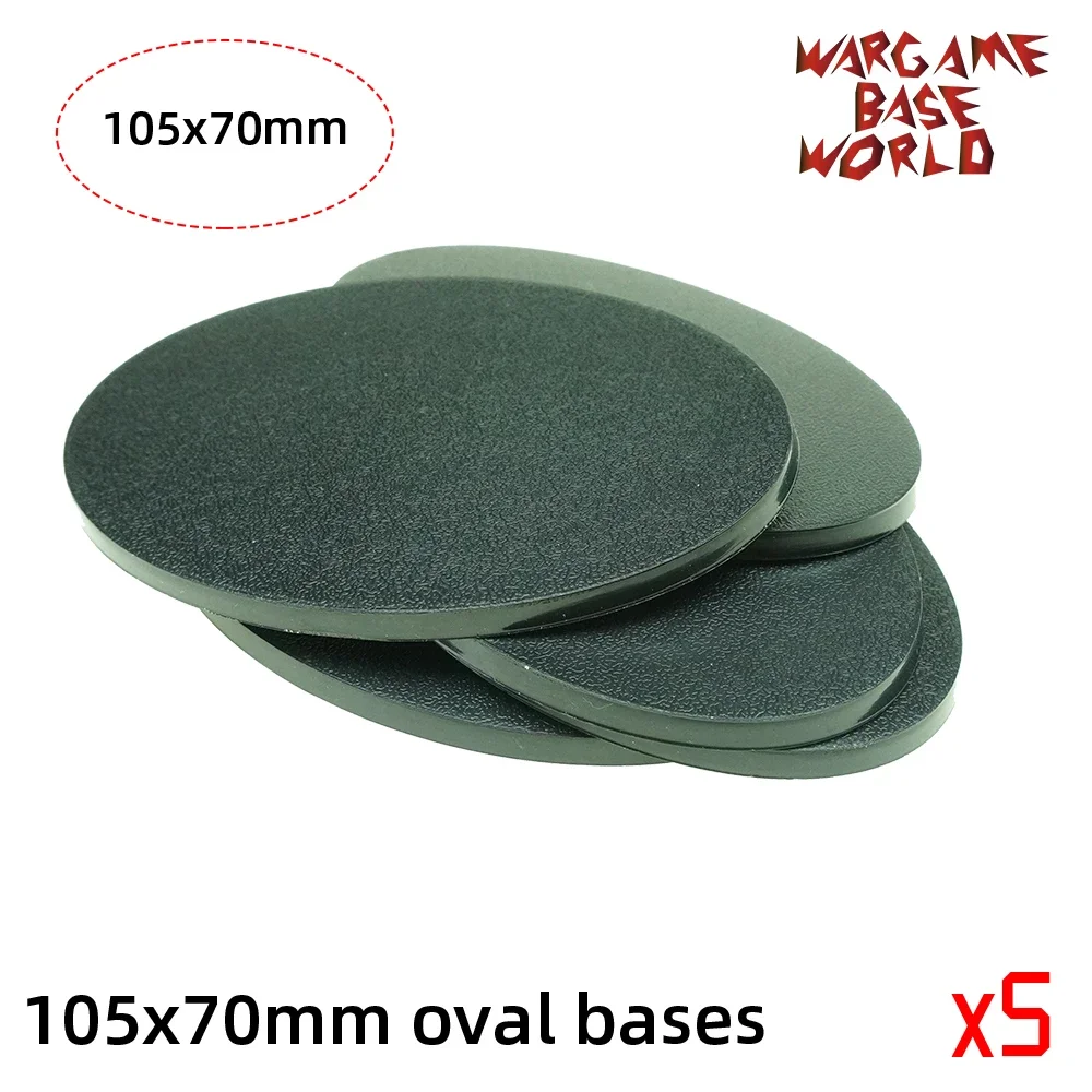 wargame base world -105 x 70mm oval bases for Warhammer