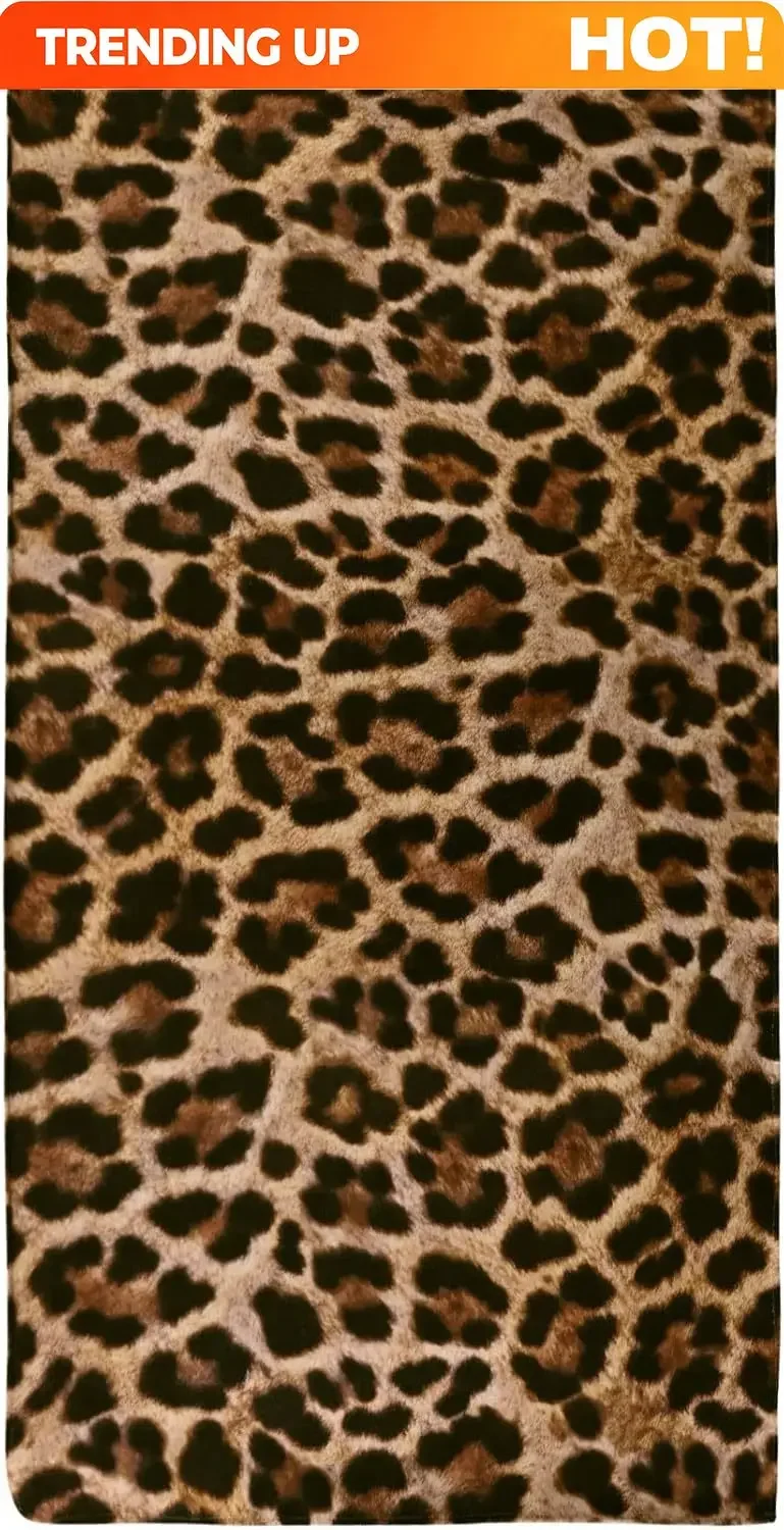 Custom LIVILAN Small Size Cheetah Print Beach Towel, 24