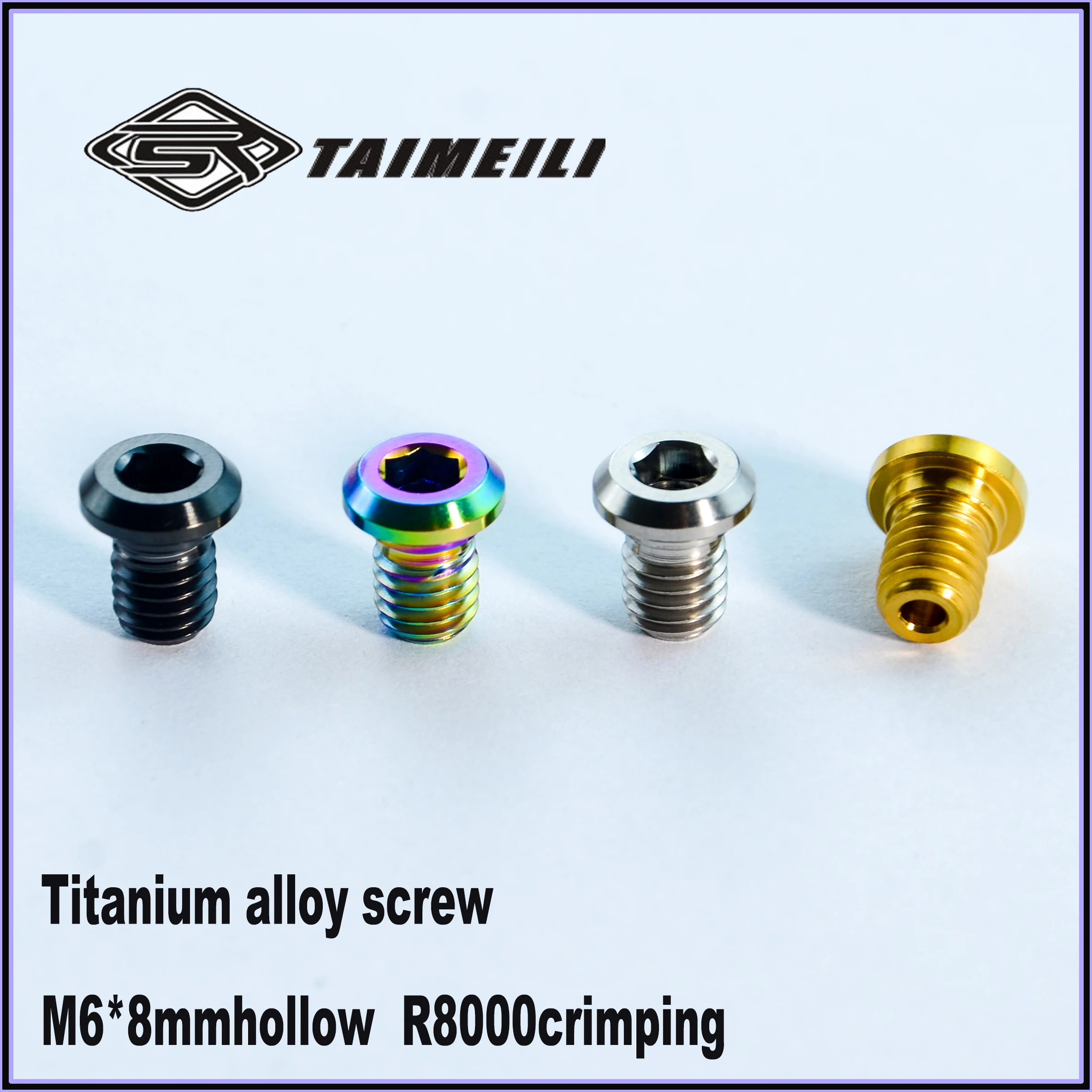 

TAIMEILI titanium alloy screw bicycle speed change locking screw r8000 lock wire modification and repair