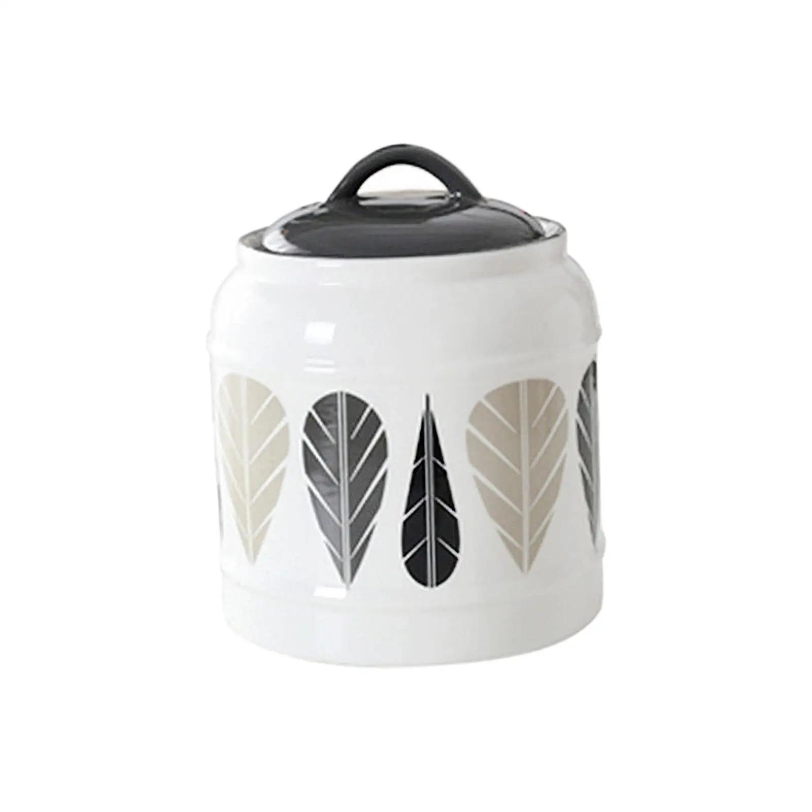 Ceramic Jar with Lid, Pet Treat Storage Container, Loose Tea for