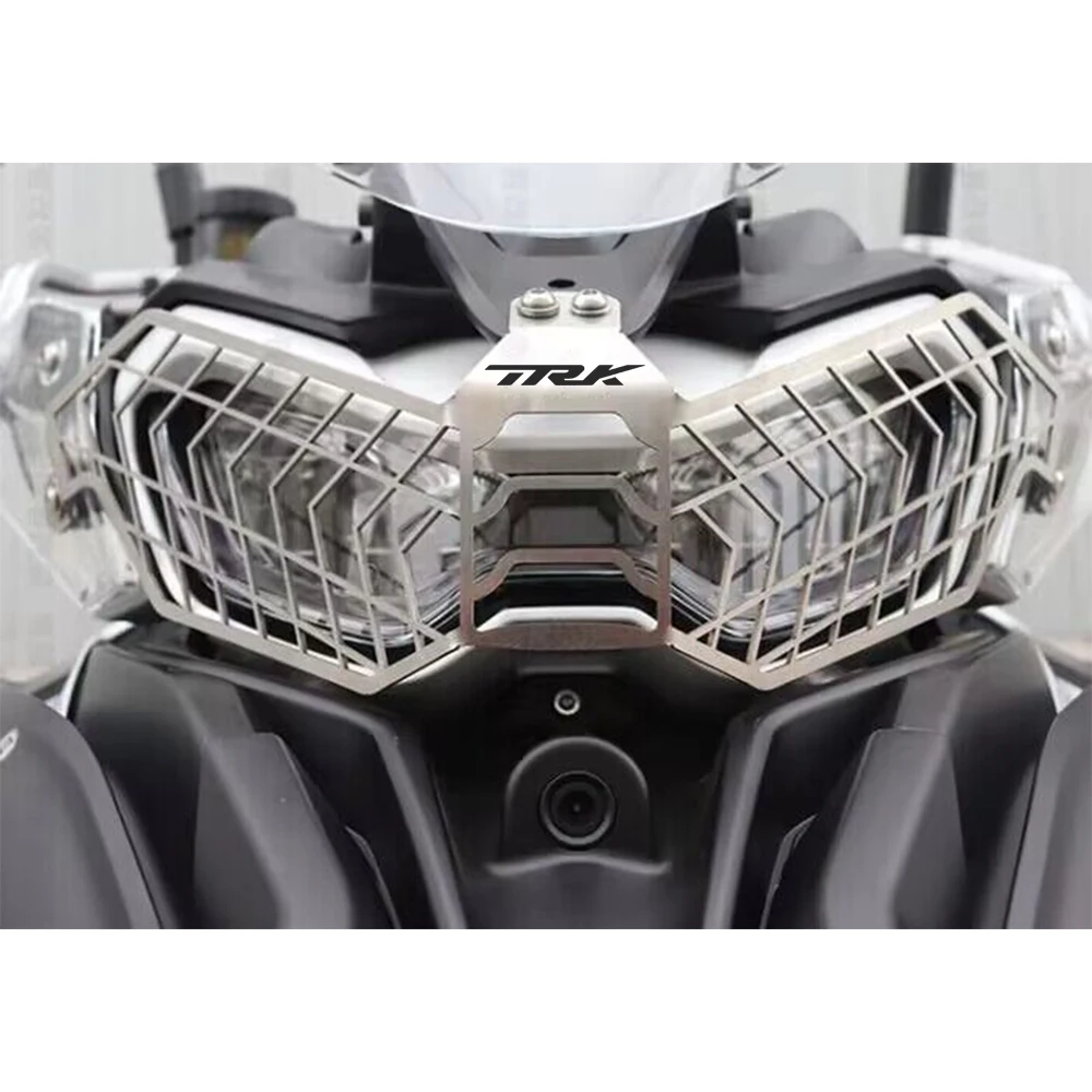 

For BENELLI TRK 702 X TRK702X TRK702 X 2022-2023 TRK702 X Motorcycle Accessories Headlight Grille Guard Cover Grill Protector