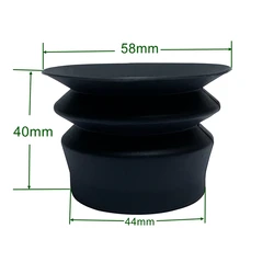 38mm Tactical Rubber Eyepiece Cup Eye Guard Shield Cover for 37-45mm Night Vision Spotting Scope Riflescope Binoculars Telescope