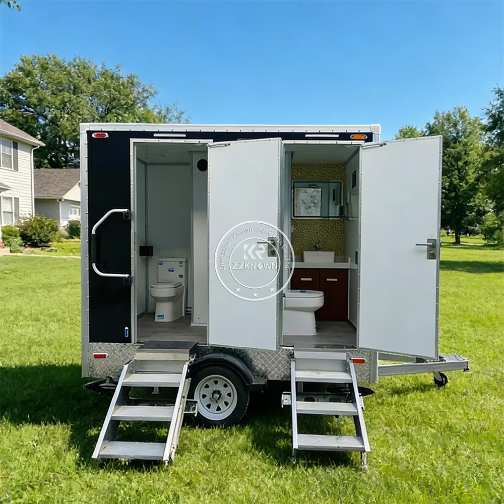 Luxury Portable Toilet Trailer - Portable Camping Shower 评论和价格