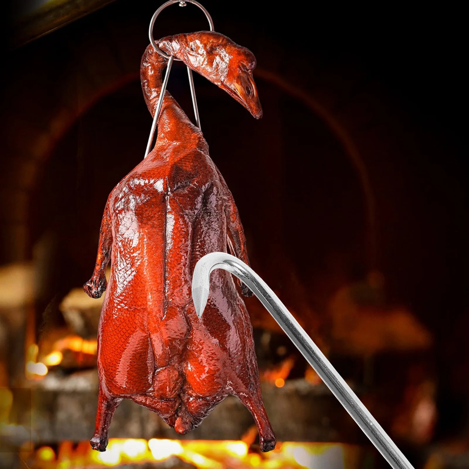 

T Shaped Meat Hook Stainless Steel Durable Compact Size for Grilling Butchering Hanging Lamb Beef Manhole Covers Picnic Bbq