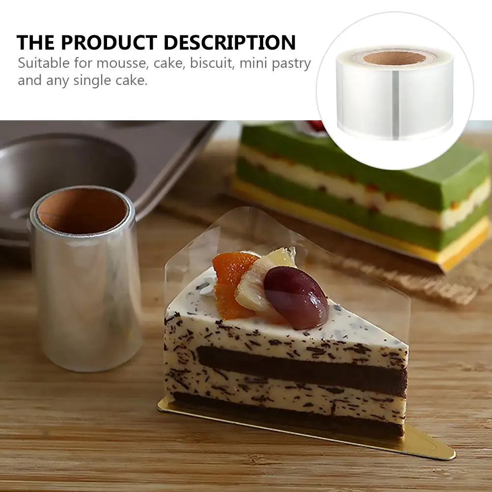 Cake Border Decorating Tools Pastry Accessories Wrap Birthday Party Supplies Transparent Collar Creative Surround Cake Packing