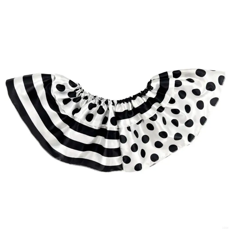 Elastic Neckline Collar with Ruffled for Halloween Styling, Photo Booth Looks, and Stage Wear Y166