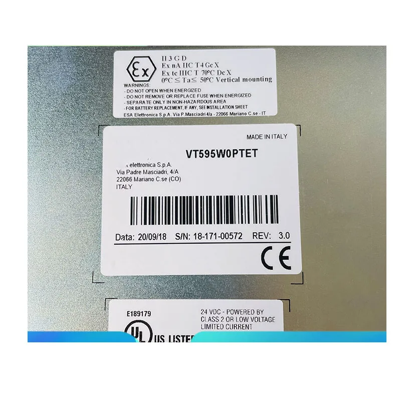 VT595W0PTET Touchscreen Con garanzia