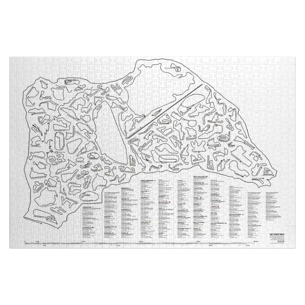 

Race Tracks to Scale - Listed and Labelled Jigsaw Puzzle For Children Wood Name Wooden Decor Paintings Personalize Puzzle