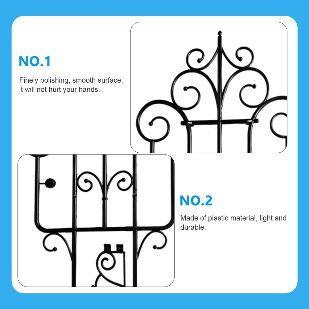 سياج بلاستيكي للمناظر الطبيعية 3 بوصة PVC على الطراز الأوروبي في الحديقة متفوقا الحدود سياج حديقة قابل لإعادة الاستخدام لسرير الزهور ساحة الرصيف #5