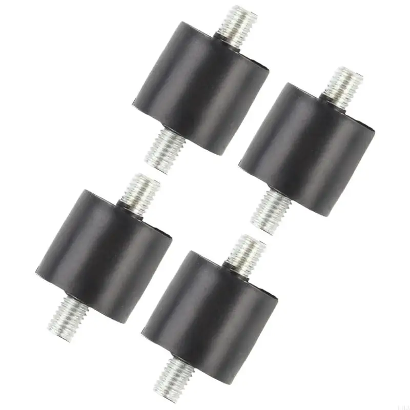 U4LA Pack of 4 Elasticity Equipment Dampeners Rubber Pad for Appliances Noise Control