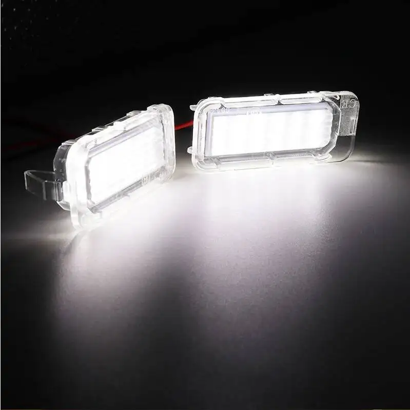 Car LED License Plate Light Canbus Error Free For Ford Focus MK2 MK3 Mondeo MK4 Fiseta MK6 kuga Galaxy