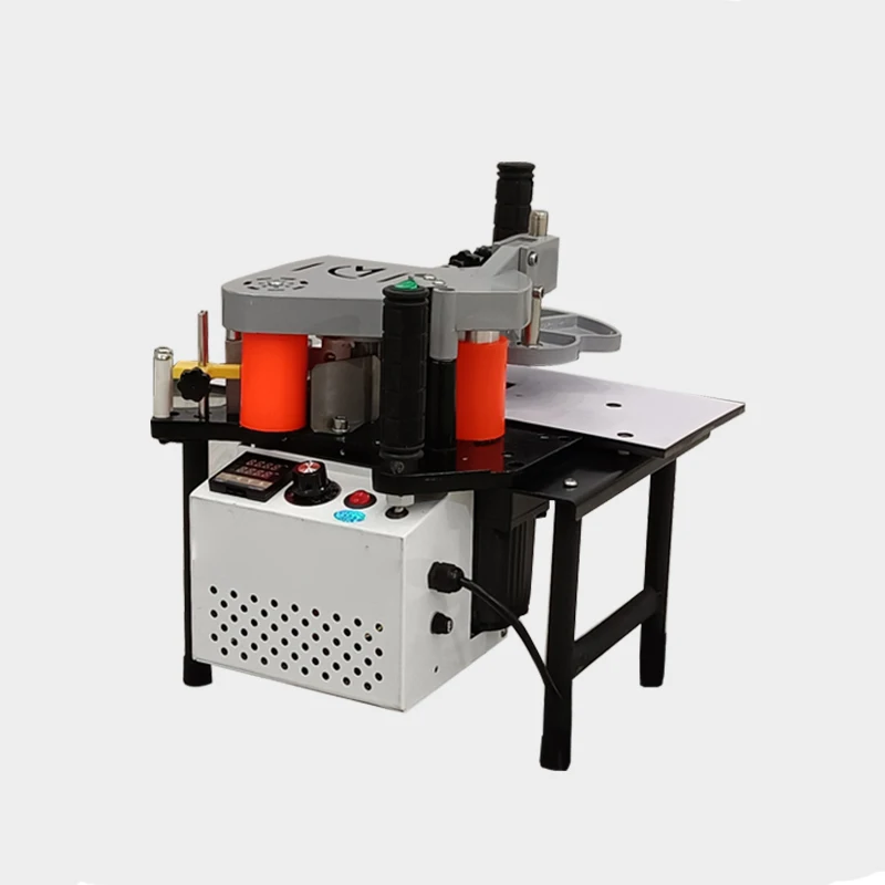 220V 1100W Small Manual Edge Banding Machine Double Side Gluing Portable Edge Bander Woodworking Edge Banding Machine