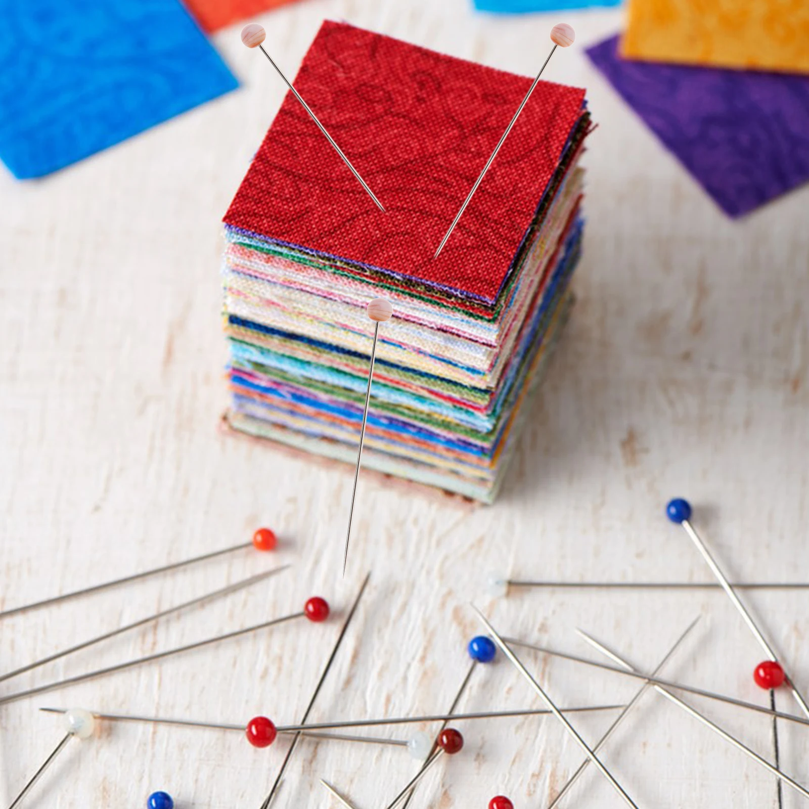 

200Pcs Sewing Locating Pin Colored Ball Head Multi Use for Fabric Crafts Wedding Decoration DIY Supplies Locating Pin