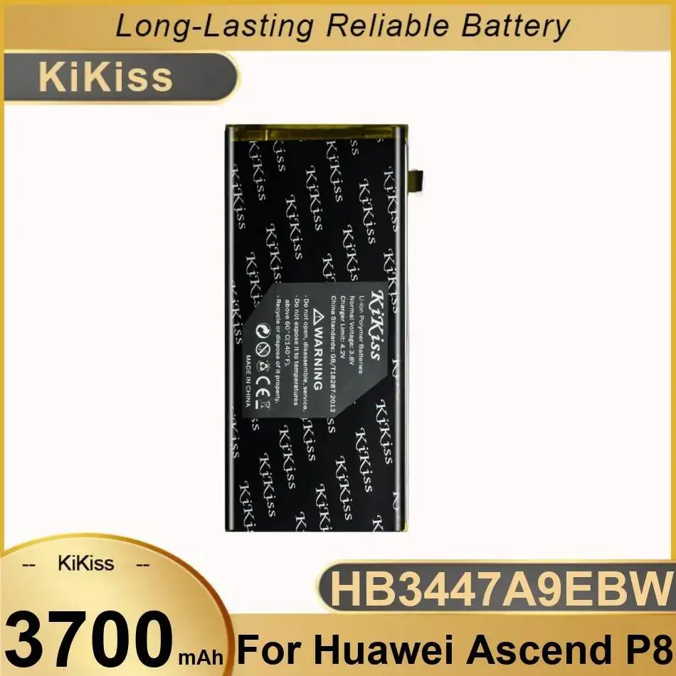 

HB3447A9EBW Высокопроизводительный аккумулятор для мобильного телефона 3700 мАч для Huawei Ascend P8 Gra-L09 UL00 CL00 TL00 TL10 UL10 Стабильный