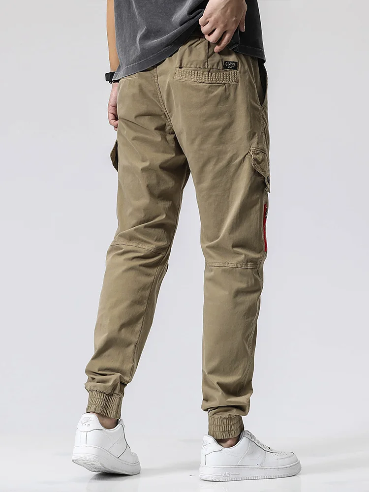 Pantalones Cargo para hombre, pantalón táctico de algodón elástico con múltiples bolsillos, estilo Safari, informal y militar, primavera y verano, novedad de 2022