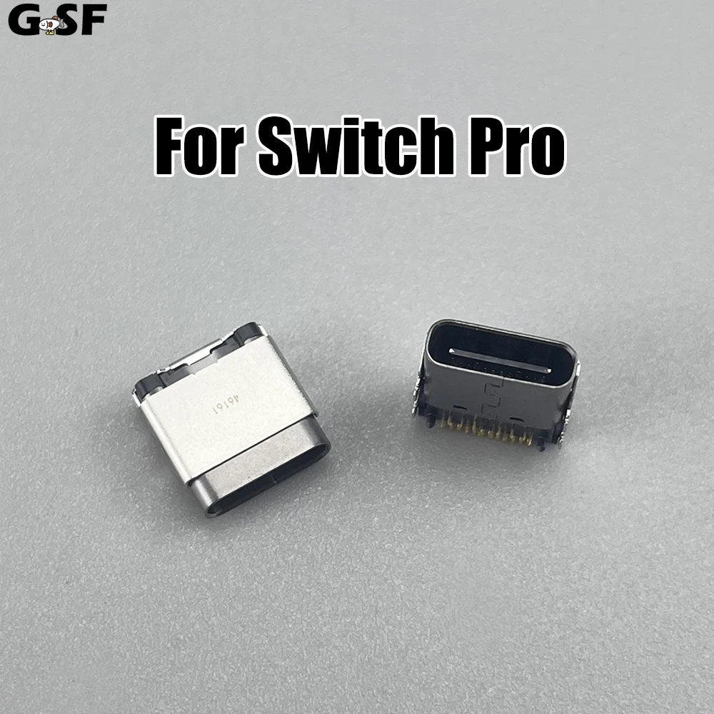 GSF 1-10pcs For NS Switch Pro Controller USB 3.1 Type C Charging Port Replacement Dock Socket Connector Repair