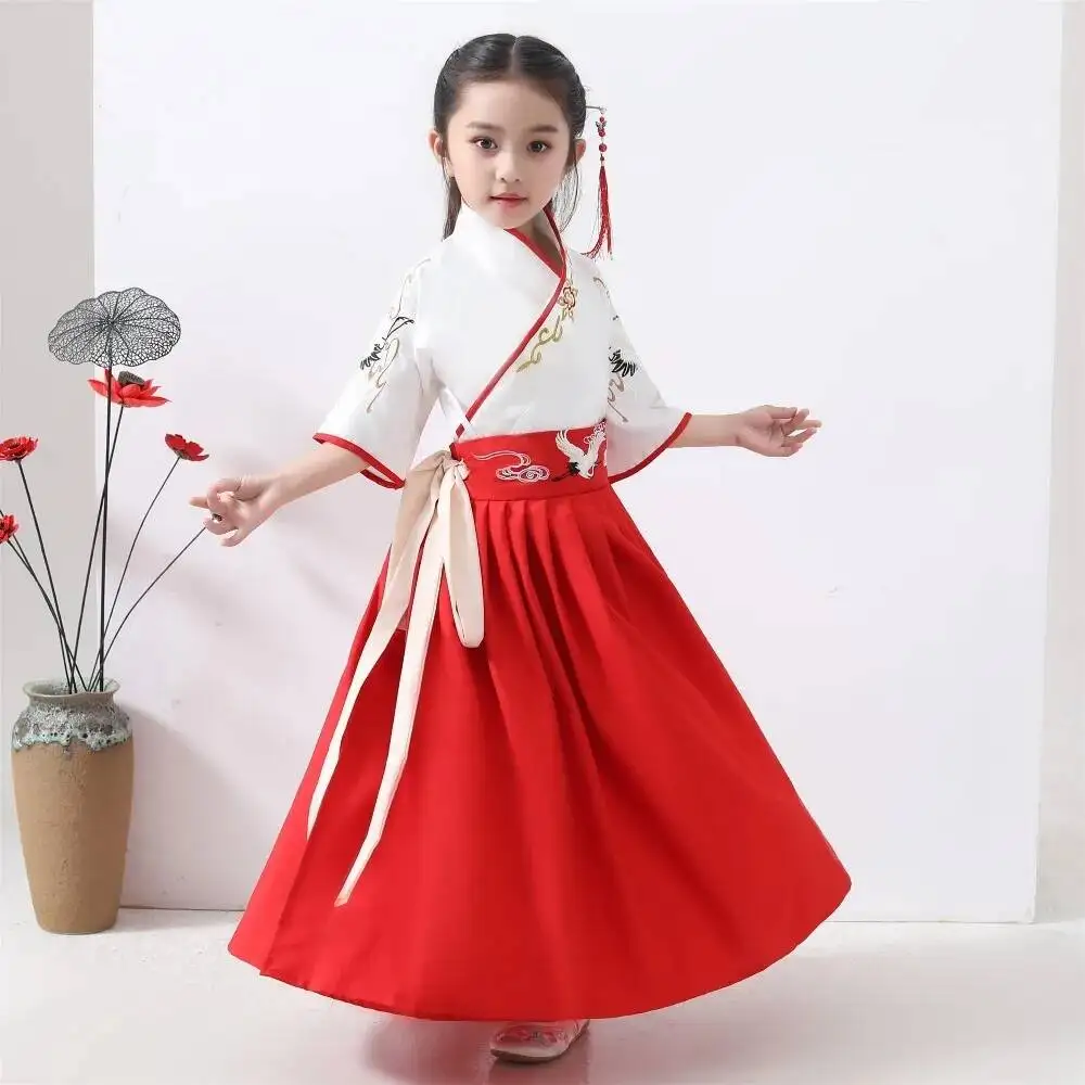 

Chinese Dress Hanfu Cosplay Costumes Kids Clothes Kung Fu Dance Wear Children Clothing Ethnic Style Boy Uniform Girl Performance
