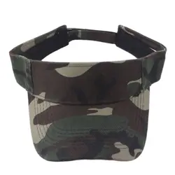 4 Colors Printed Digital Camo Visors for Men Outdoor Sun Visor Hat Camping Hiking Hunting