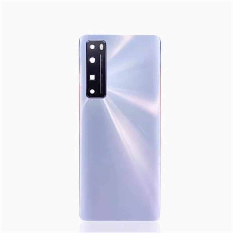 Carcasa trasera para Huawei Nova 7 Pro JER-AN10, cubierta de batería de vidrio de 6,57 pulgadas, reparación de puerta trasera, funda trasera de teléfono con lente de cámara