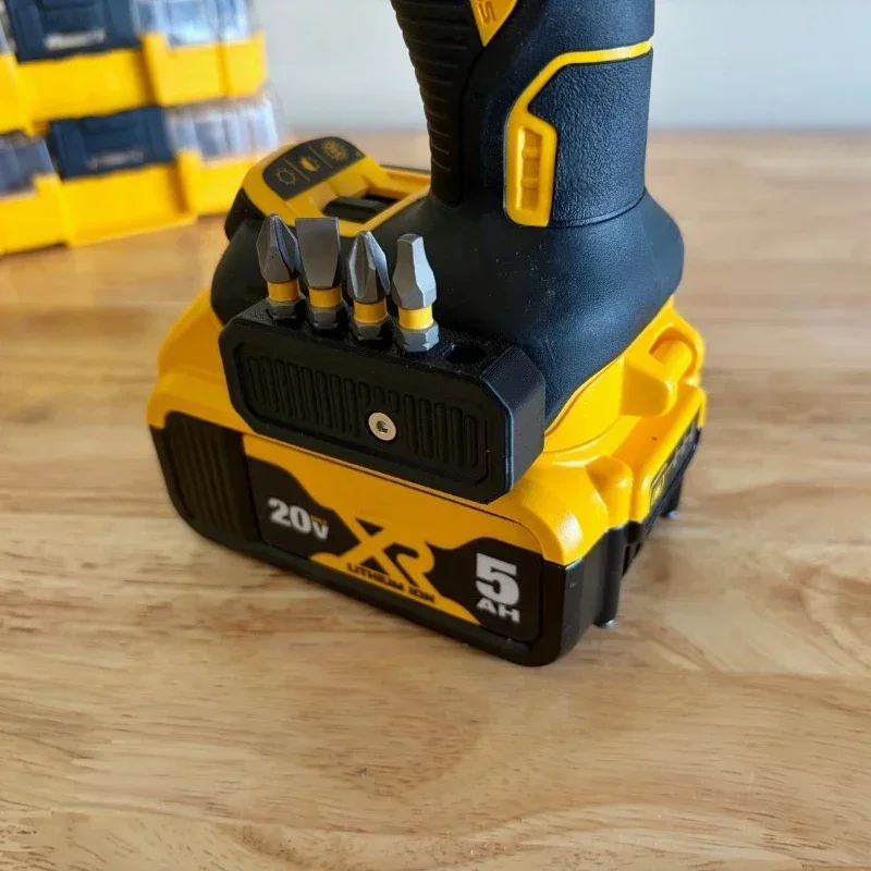 2 Stück: Halter und Organizer für Dewalt 12V/20V Bohr- und Sechskantbits, geeignet zur Aufbewahrung von 10 Stück 1/4-Zoll-Sechskantbits. – Detail 5