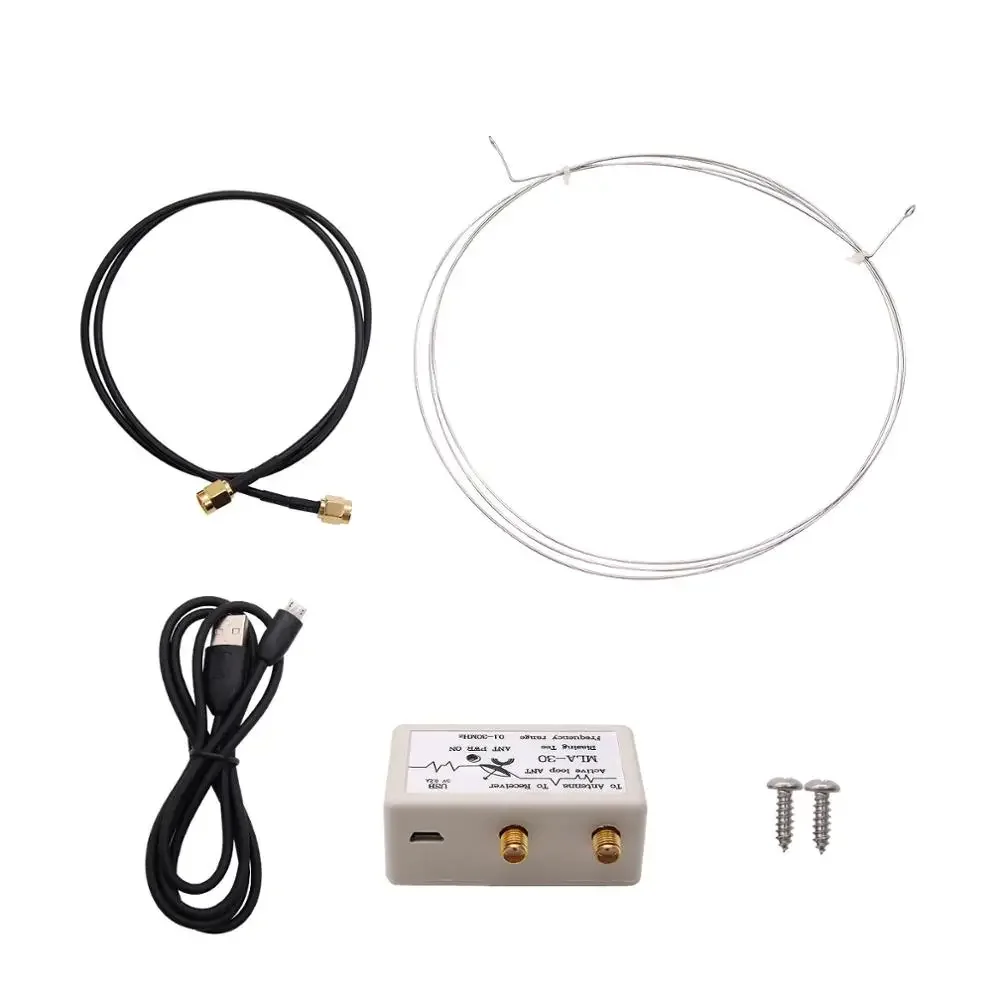 zz For MLA-30+ Active Loop Antenna Active For 100KHz-30MHz Receiving Antenna for Medium Wave Shortwave Radio