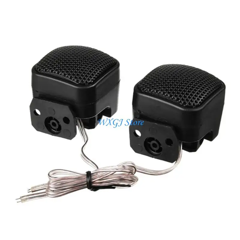 

37JE 1 Pair 500W Car Tweeters-Mini Square High Frequency Car Super-Power Sound Stereo Speakers TP-004A 12VDC Universal