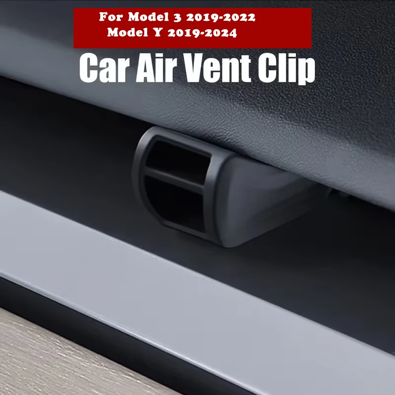 For Tesla Model 3 2019-2022 Model Y 2019-2024 Air Vent Clip Adapter Car Fragrance Outlet Converter Air Freshener Clip Accessory