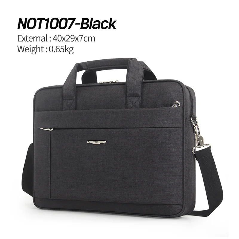 

ALIKAN NOT1007 15.6 inch BLACK briefcase Laptop Bag For Macbook Business Portable Polyester Computer Handbags Shoulder bag