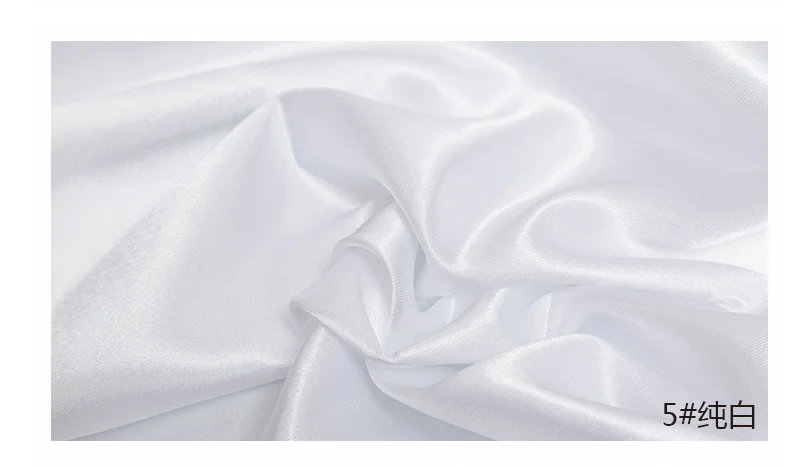 Wall satin imitates acetic acid elastic silk, simulated silk fabric, thickened pajamas, home clothes, dresses, colored polyester