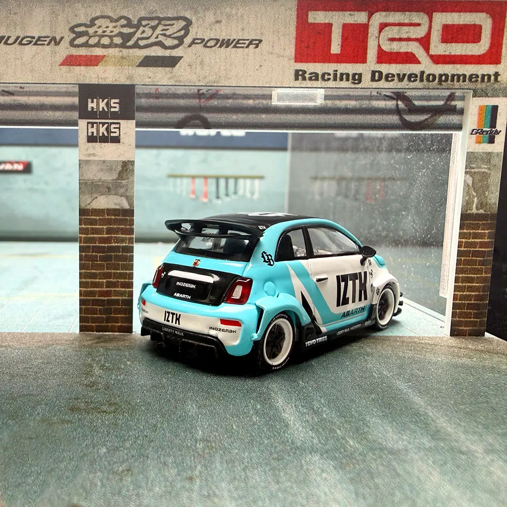 MGT 1/64 LB-WORKS X Abas Works ABARTH 595 Legierungs-Druckguss-Modellauto Sammlerstück Spielzeugfahrzeug Geschenk (Ohne Verpackung) – Detail 4