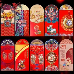 12pcs Classic Chinese New Year Red Envelope Lucky Money Blessing Pocket Envelope 2023 Chinese New Year Decor  Gift Red Envelope