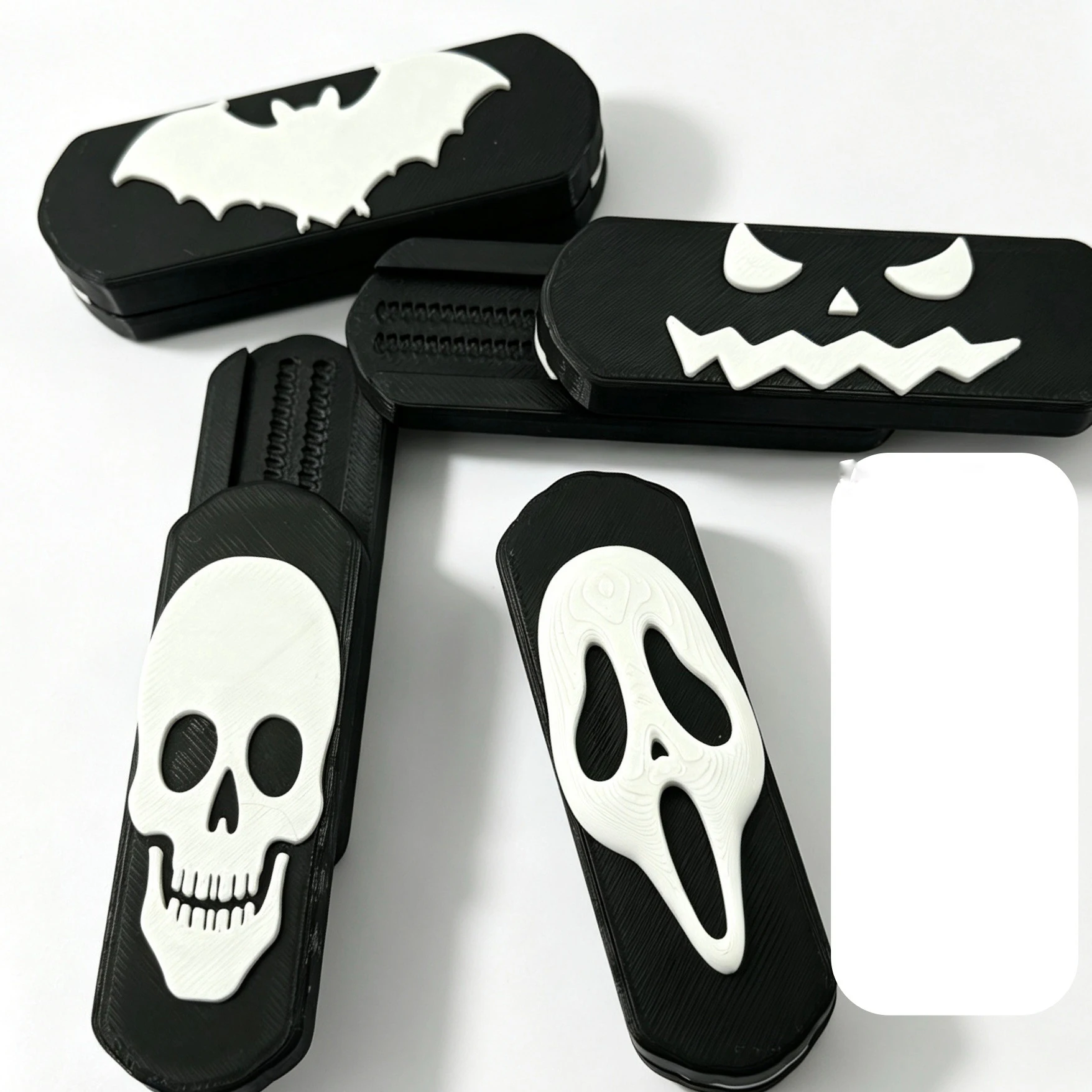 New EDC Series Quirky Mechanical Fidget Slide Mechanical EDC Stress Relief Slider Push Card Toys Adults Decompression Vent Toys
