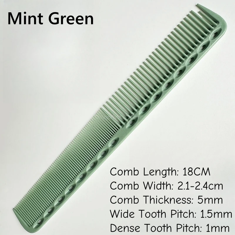1PC 18cm Professionelle Friseur Haarschnitt Kamm Doppel Headed Anti Statische Hohe Temperatur Widerstand Salon Haar Styling Werkzeuge – Detail 7