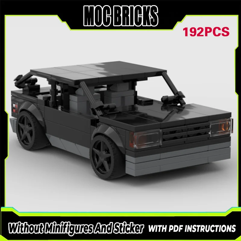 

City Car Model MOC Building Bricks High-Performance Hatchback Modular Technology Gifts Holiday Assemble Children Toys Suit