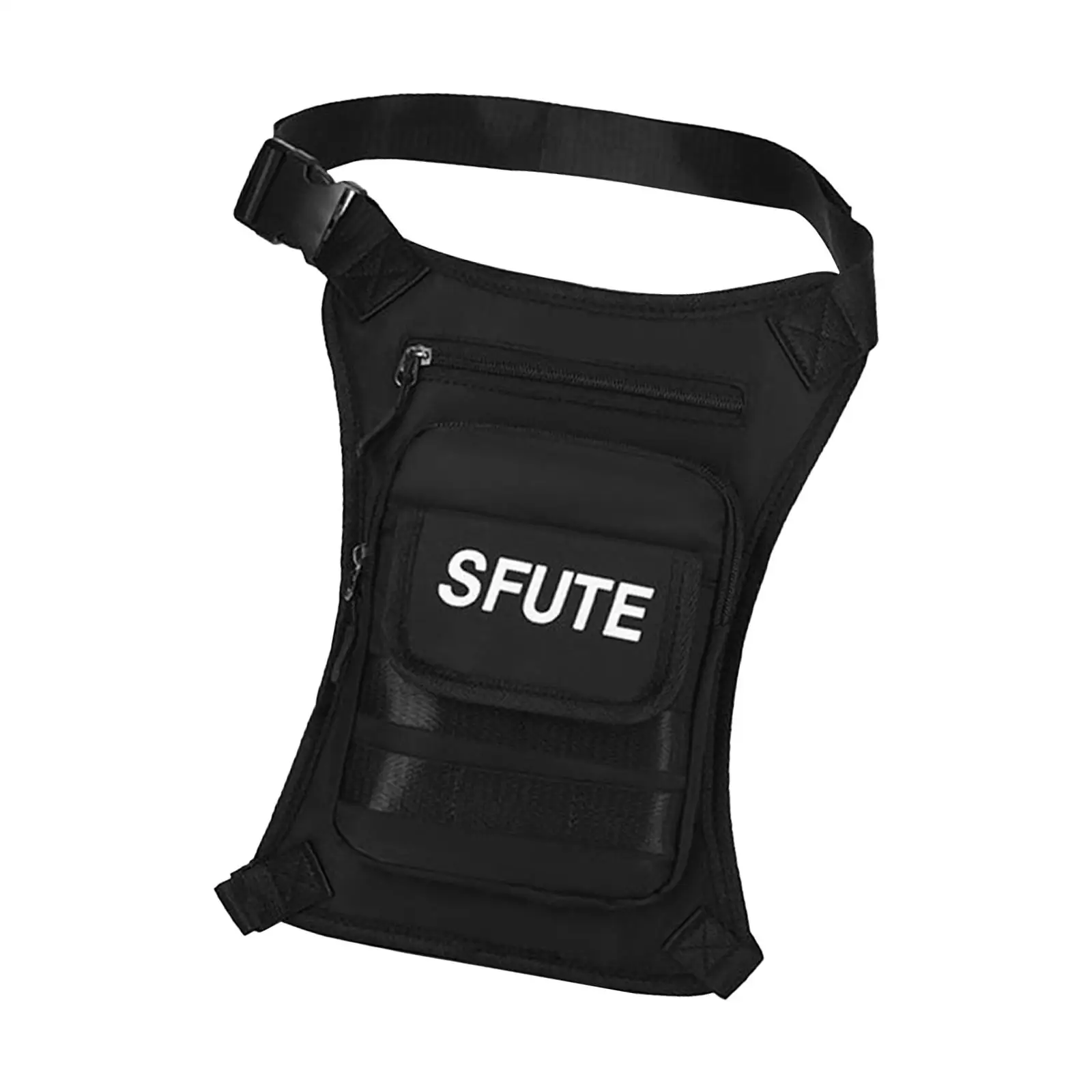 

Motorcycle Drop Leg Bag Hip Pouch Adjustable Waist and Thigh Strap for Men Women