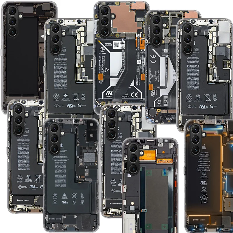 아름다운 부품 쉘 전화 케이스 삼성 S25 울트라 S24 FE 갤럭시 A70 A50 A40 A30 A20S A20E M30S M32 M21 J8 J6 J4 M52 M51 A90 A80