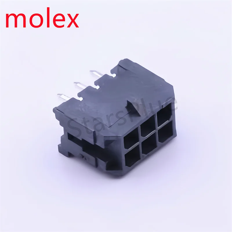 10PCS 430450627 43045-0627 MOLEX Connector 2x3P spacing: 3mm Direct insertion series: Micro Fit (MX 3.0) 100% New original