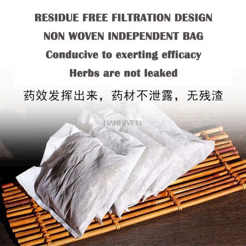 100PCS Mugwort Foot Massage SPA Wormwood Foot Washing Powder Herbal Moxa Leaves Feet Bath Smoothing Foot Skin