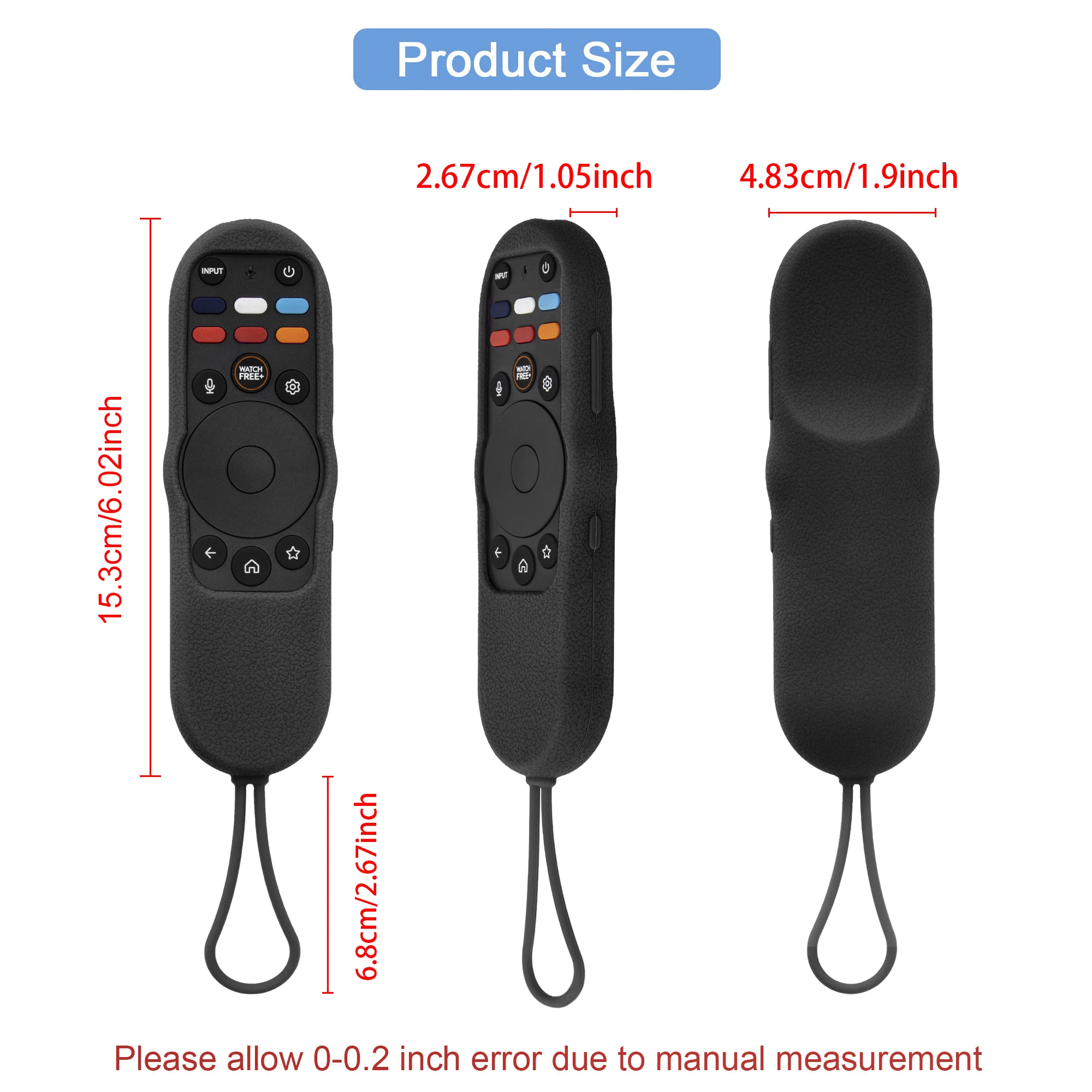 Protective Remote Case ONLY for Vizio 2023 TV XRT270 Remote, Waterproof Remote Cover for XRT270