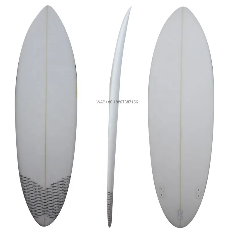 

Hot Polyurethane Foam Surfboard 6 '3 * 21 "* 2 3/5" with Carbon Mesh Tail. Short Surfboard
