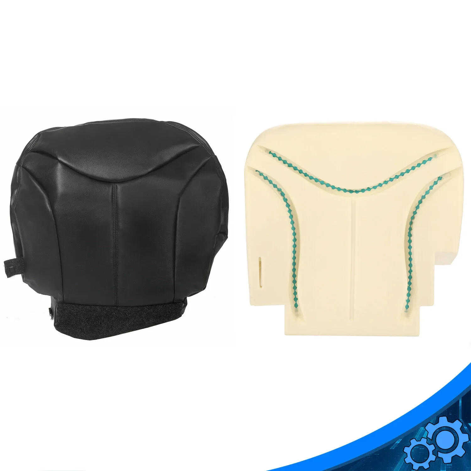 

For GMC Yukon / Sierra 1500 99-2002 Driver Bottom Seat Foam Cushion + Seat Cover