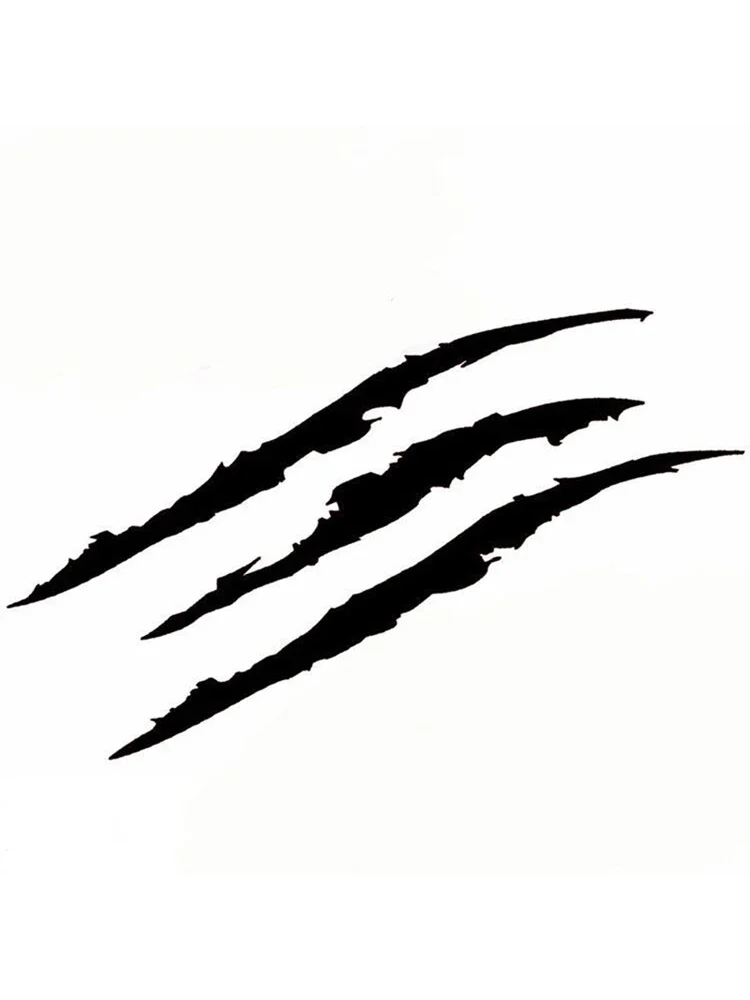 ملصق Monster Claw Scratch - ملصق فينيل عاكس لتزيين المصابيح الأمامية للسيارة - ملحق تصفيف تلقائي لافت للنظر #6