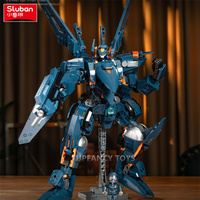 Sluban 569Pccs Military Assault Robot Model Wars Armed Support Designer Toy Building Blocks Educational Toys for Children