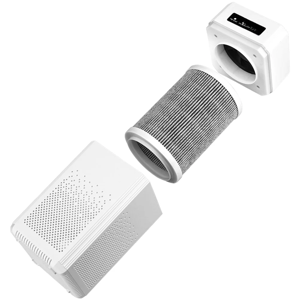 White Desktop Air Purifier Customizable Air Purification Device Air Purifier ABS Material Formaldehyde Removal