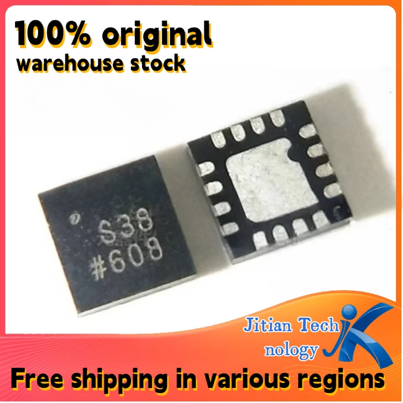 1PCS 100% brand new ADG1608BCPZ-REEL7 logo S38 LFCSP-16 High-Quality Electronic Component