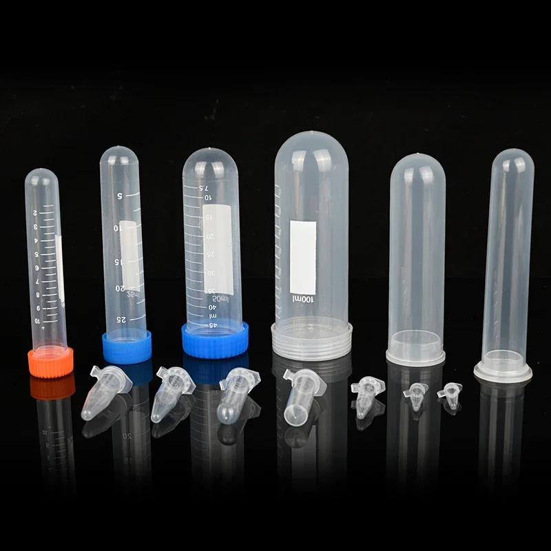 Transparent Plastic Graduated Bottle Thicken PP Material Round Bottom Sampl Tubes Disposable Laboratory Specific Centrifuge Tube