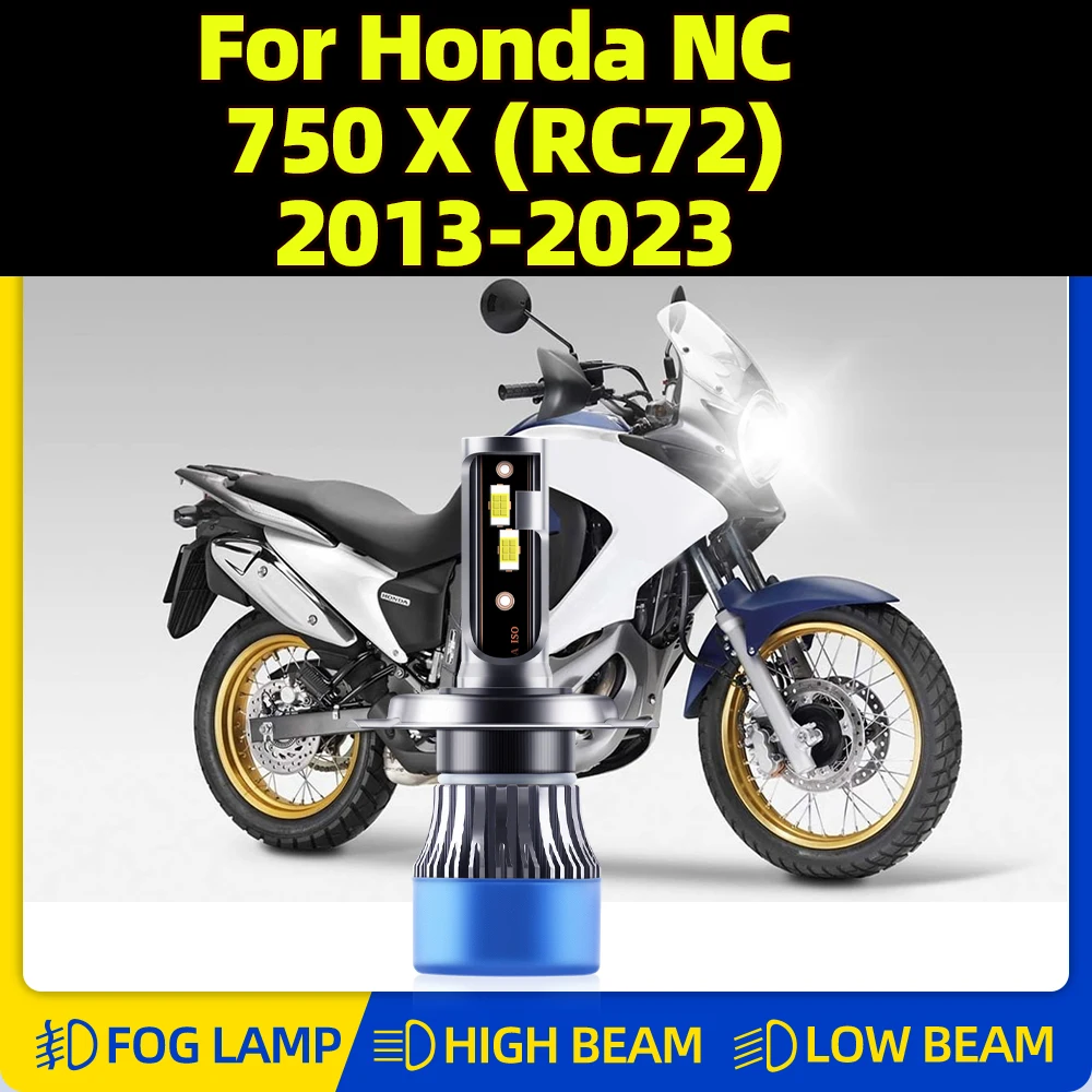 10000LM Motorcycle LED Headlight 12V 6000K CSP Chip Moto Light For Honda NC 750 X (RC72) 2013-2017 2018 2019 2020 2021 2022 2023