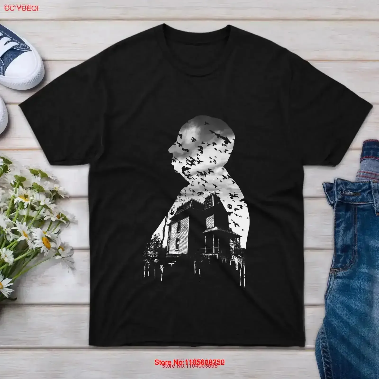 T Shirt Alfred For Men Hitchcock Short Collage Boy Friend Event Novelty Girl Big Family Sleeve Women vintage Washed Comfortable