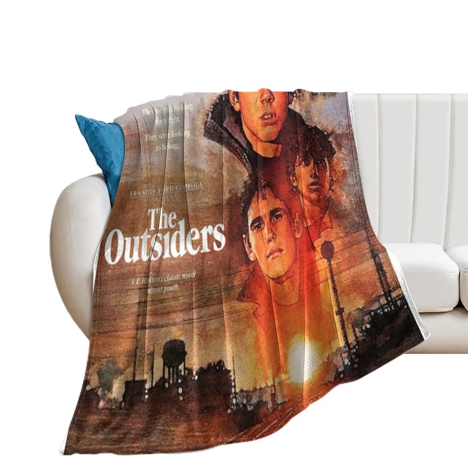 

The Outsiders (1983) Throw Blanket Warm Luxury Designer bed plaid Blankets